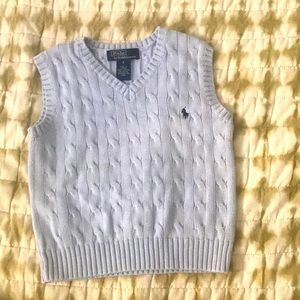 Light blue polo vest